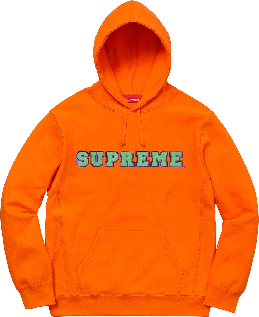 Cord Collegiate Logo Hooded Sweatshirt view 3